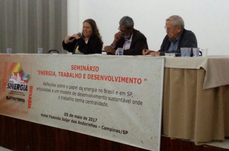 “Energia, Trabalho e Desenvolvimento” em debate